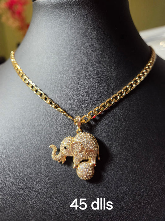 Elephant Chain Necklace
